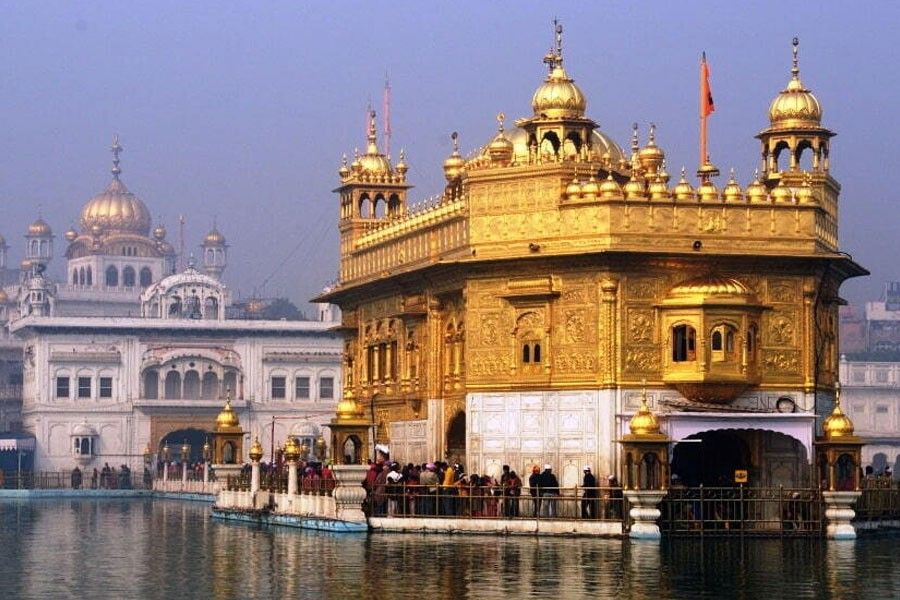 Golden Triangle With Golden Temple