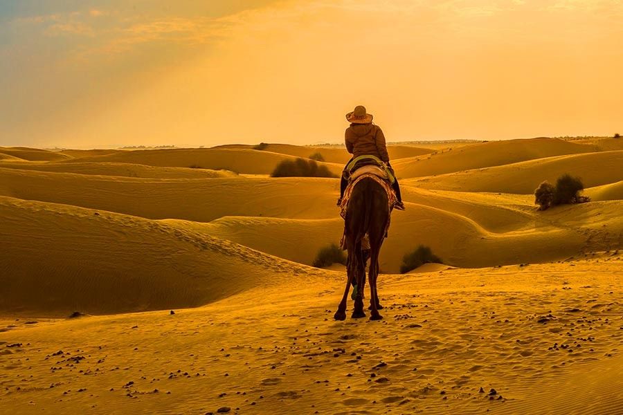 Golden Triangle With Desert & Lakes