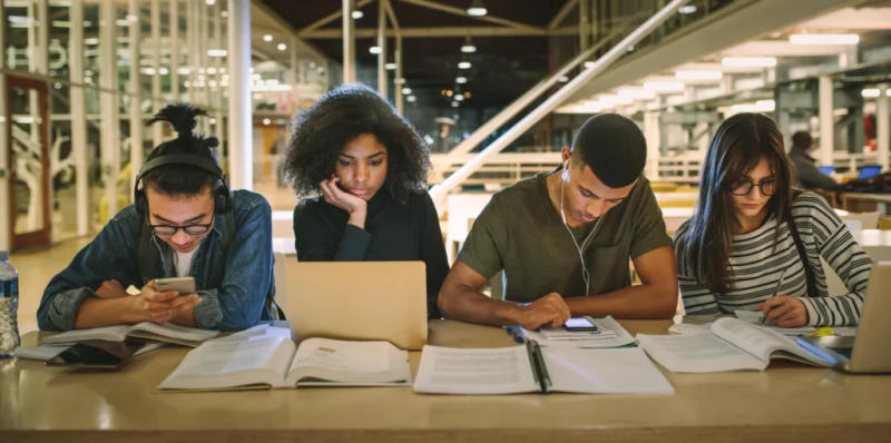 Group of students studying together. (Source: Forbes)