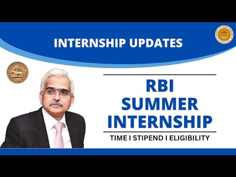 RBI Research Internship