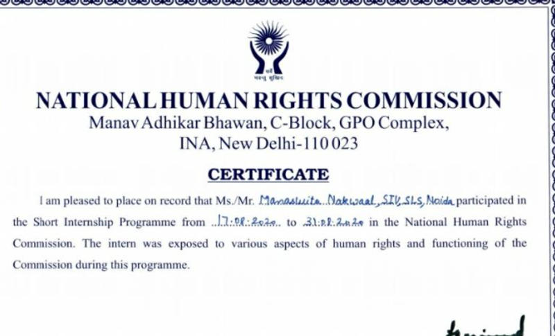 NHRC Internship
