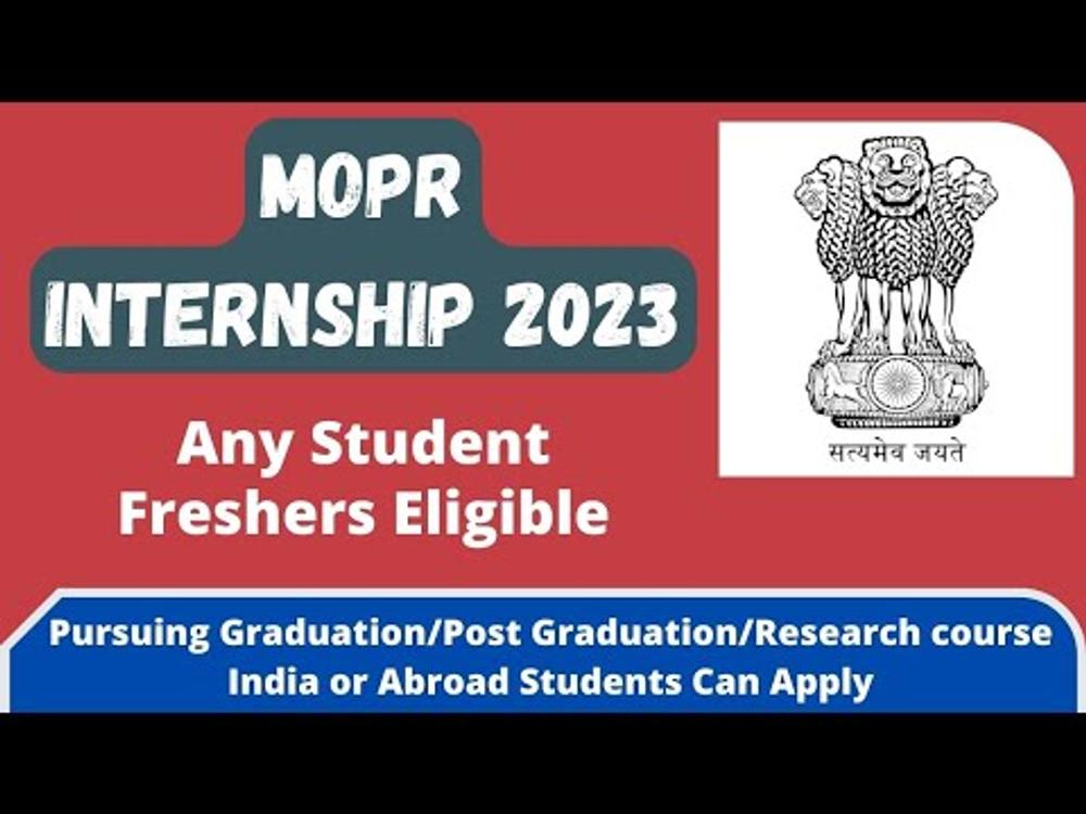 MOPR Internship Apply