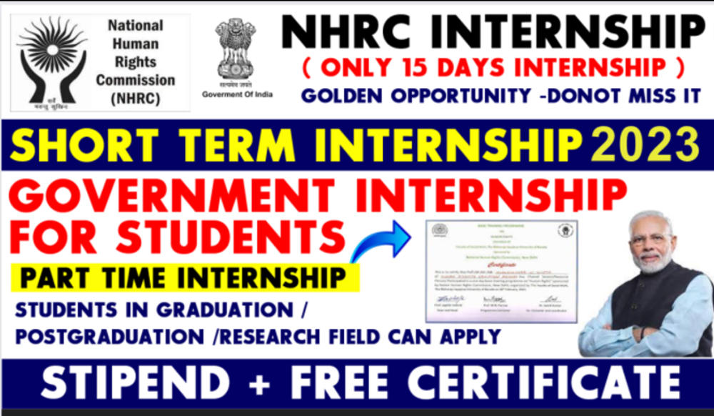 NHRC Short Term Internship