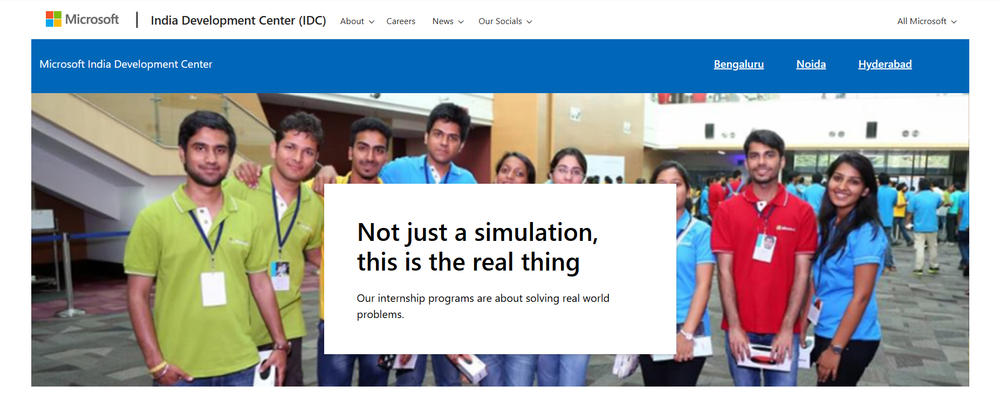 Microsoft Internship