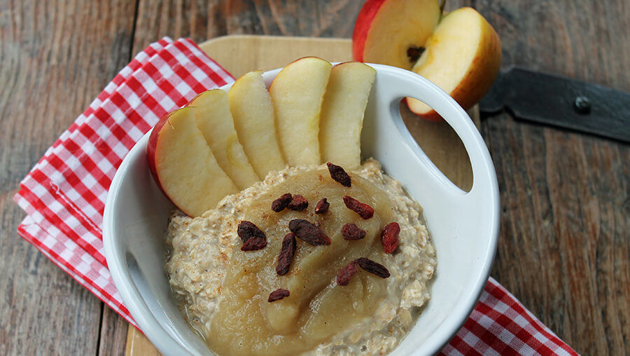 Rezept: Overnight Oats mit Apfelmus