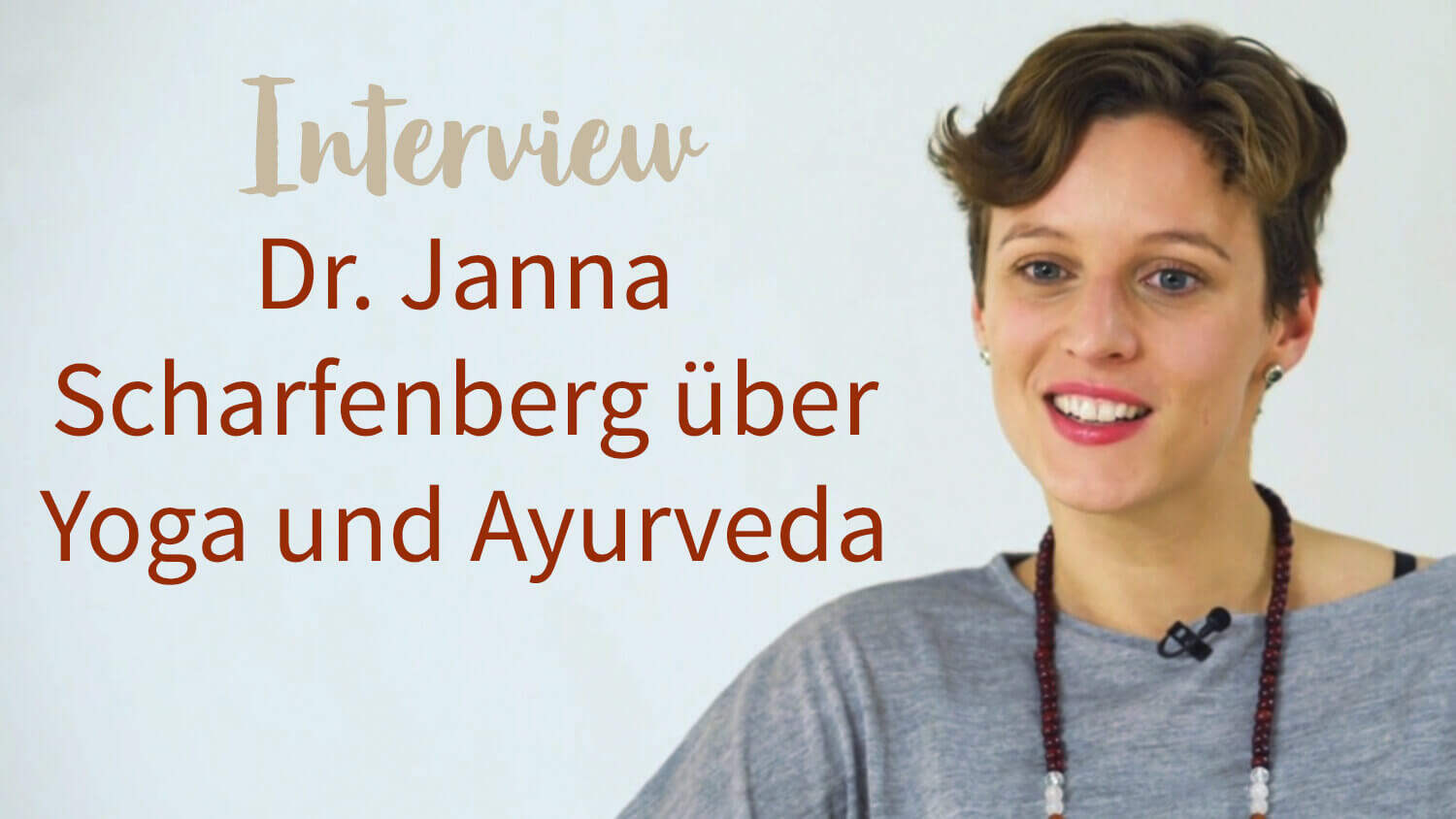 Yoga Video Interview mit Dr. Janna Scharfenberg über Yoga & Ayurveda
