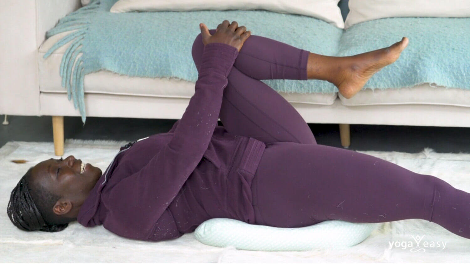 Yoga Video Tutorial: Übungen zur Beckenbodenentlastung und Hüftdehnung