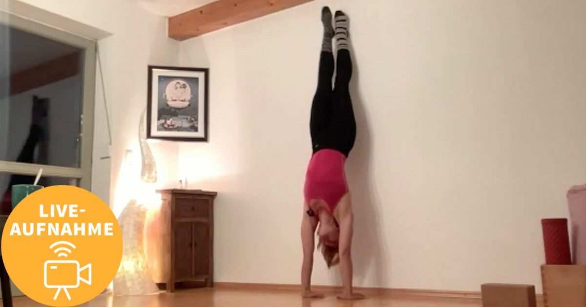 Lucie Beyer Mini-Handstand-Workshop