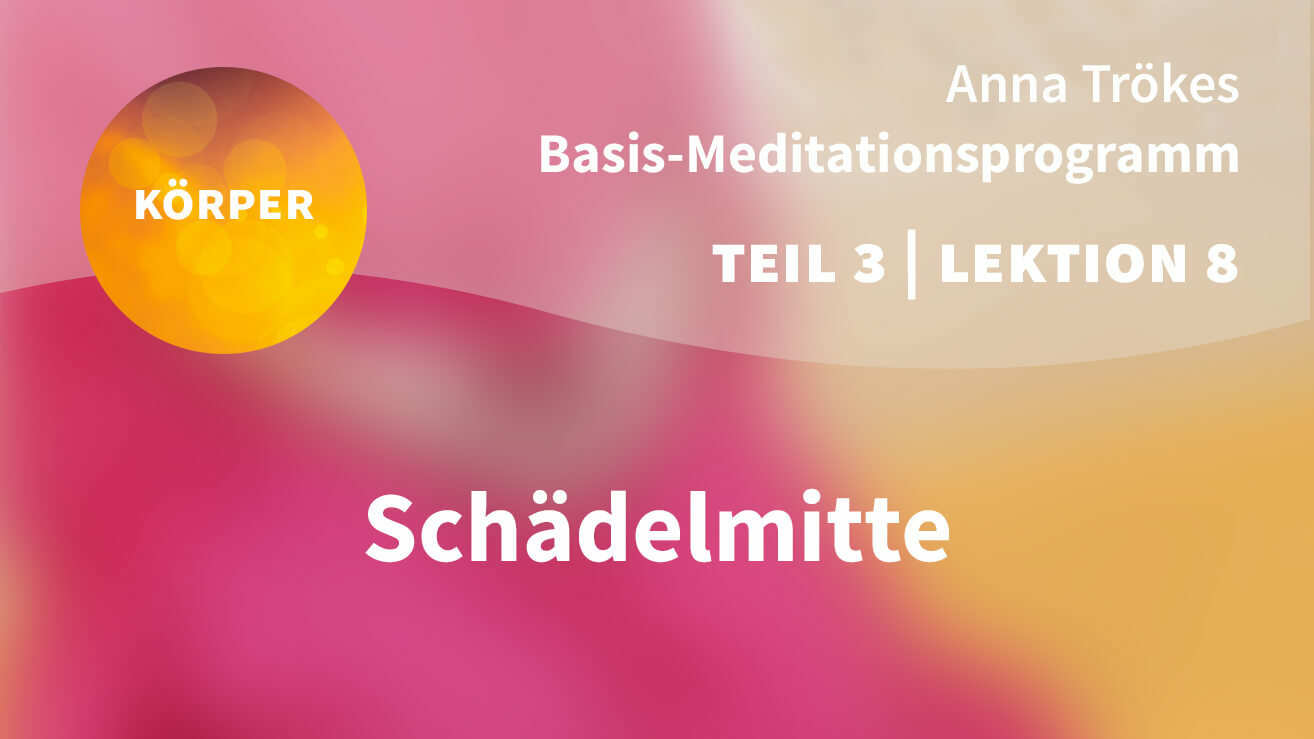 Basis Meditationsprogramm Anna Trökes Teil 3 Lektion 8