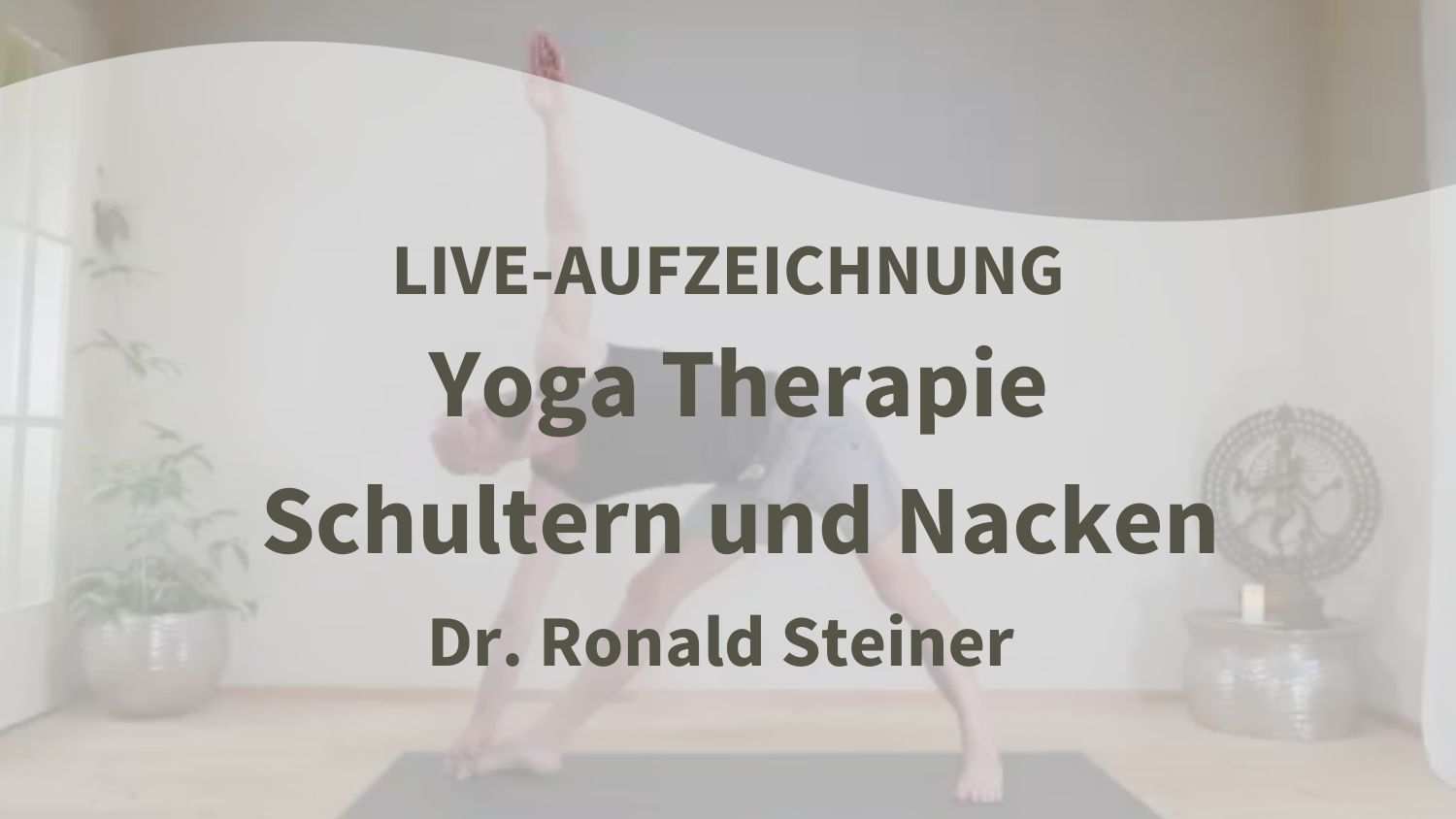 Yoga Video 04.09.21: Yogatherapie – Schultern und Nacken (live)