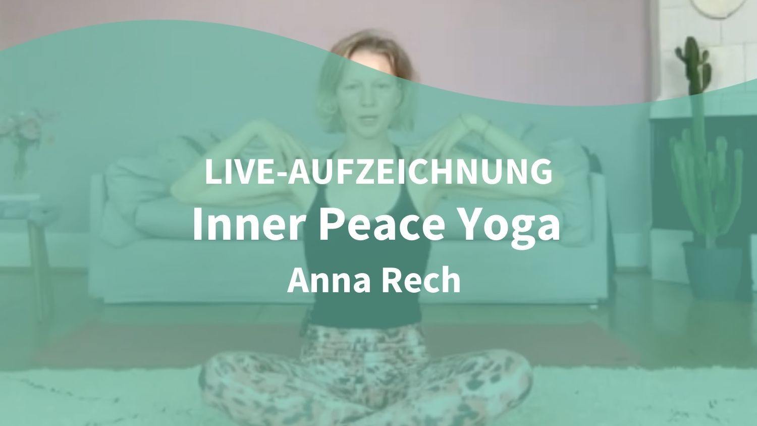 Yoga Video 28.09.21: Inner Peace Yoga (live)