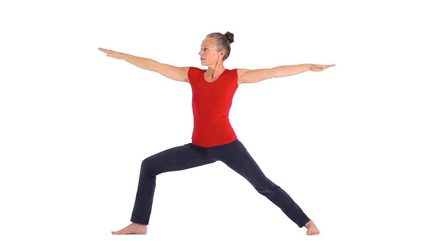 Yoga Video virabhadrasana II (Krieger II)