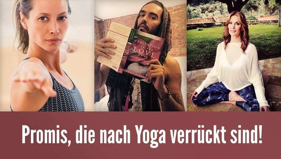 Promis, die nach Yoga verrückt sind