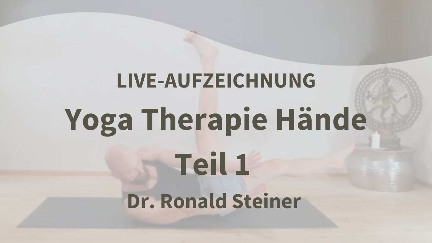Yoga Video 11.09.21: Yogatherapie – Hand Teil 1 (live)