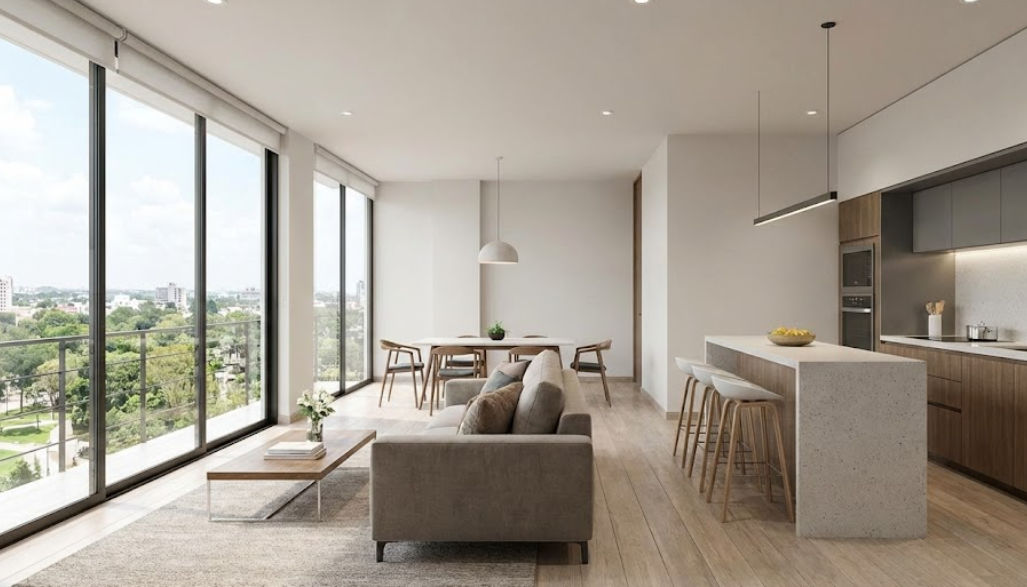 Espacios Comunes - Real Estate Itzimá Área recreativa y espacios de convivencia