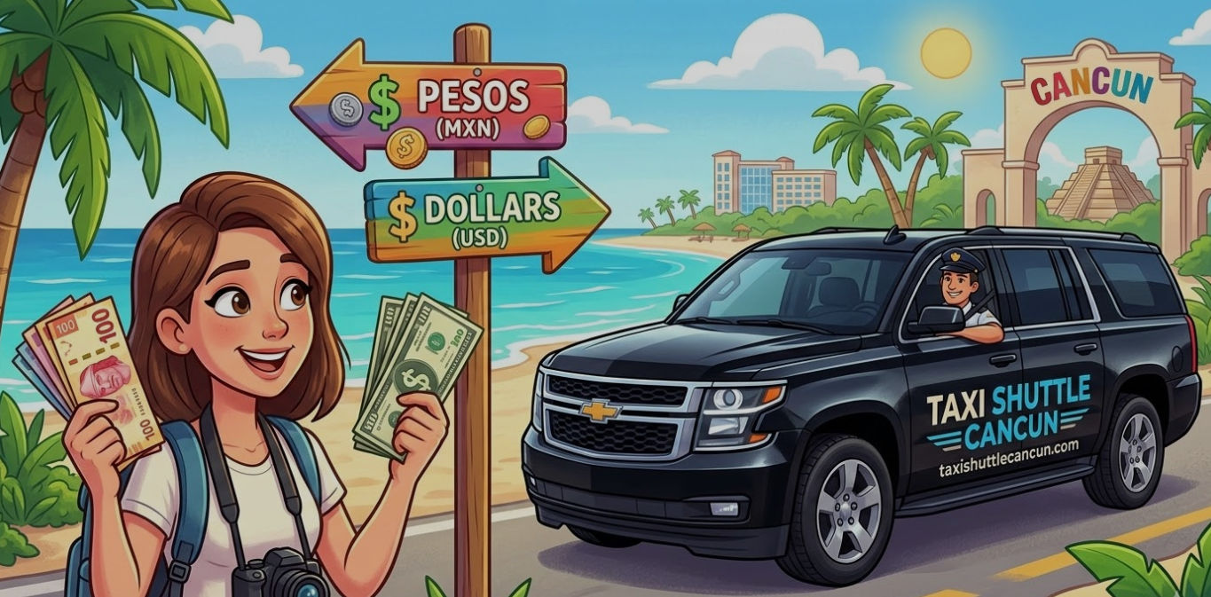 Servicio de taxi, shuttle y transporte privado en Cancún para turistas y empresas