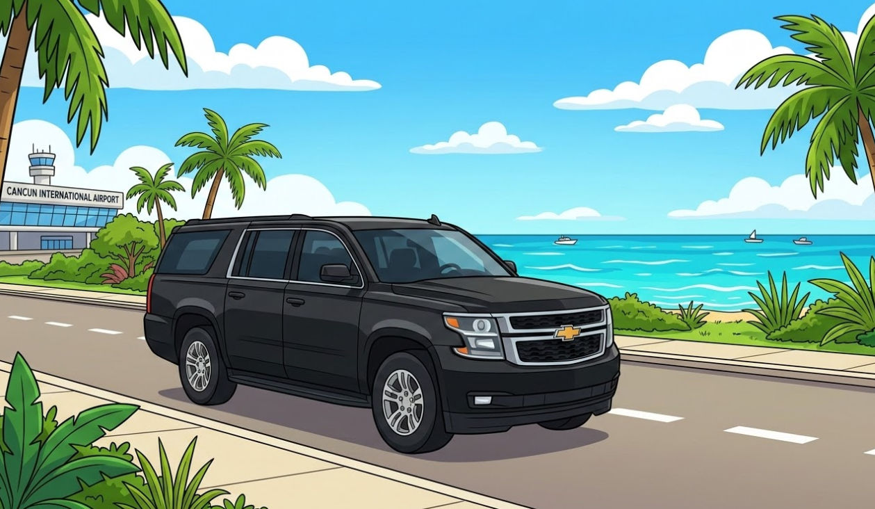 Servicio de taxi y shuttle en el Aeropuerto de Cancún con recepción puntual