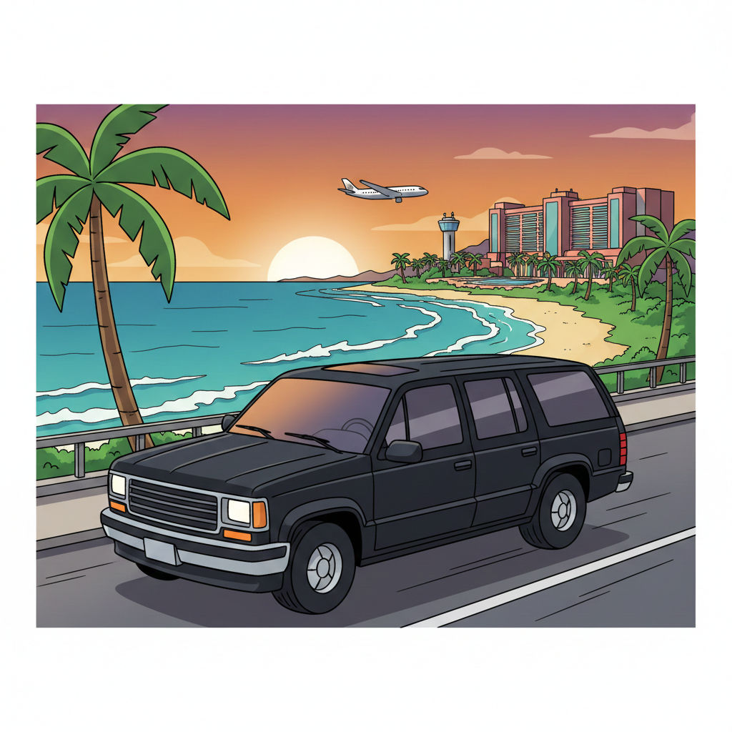 Taxi Shuttle Cancún para jets privados y transporte privado para terminales FBO y aviación general