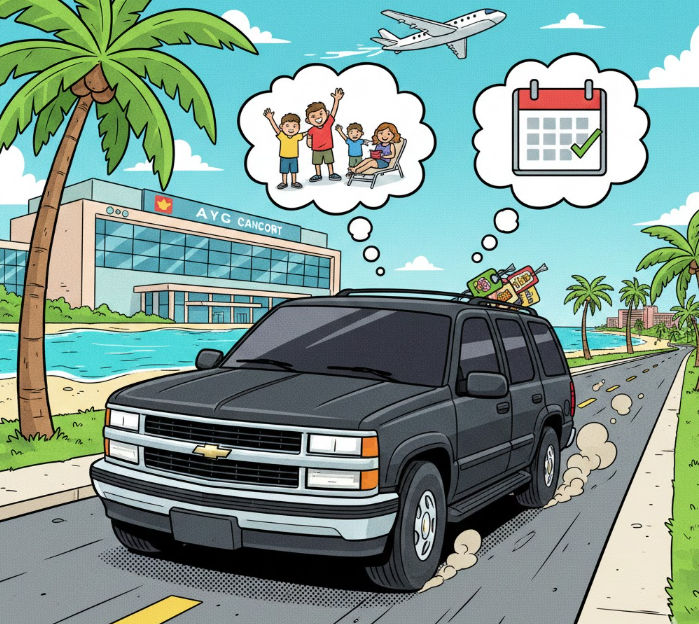 Taxi Shuttle familiar para traslados en grupo y transporte de pasajeros