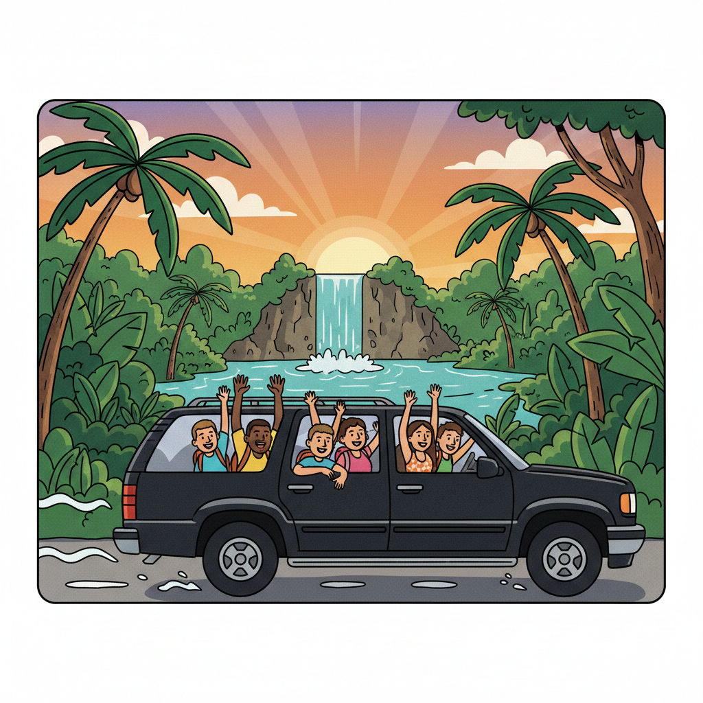 Taxi Shuttle con servicio de bienvenida y cartel para traslados personalizados