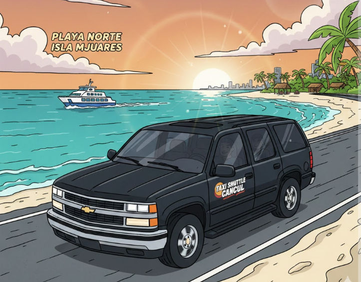 Taxi Shuttle para bodas de destino y transporte privado para invitados a eventos nupciales