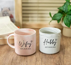 Personalized Mr Mrs Mugs