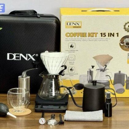 حقيبة تحضير القهوة المقطرة V60 المتكاملة من denx