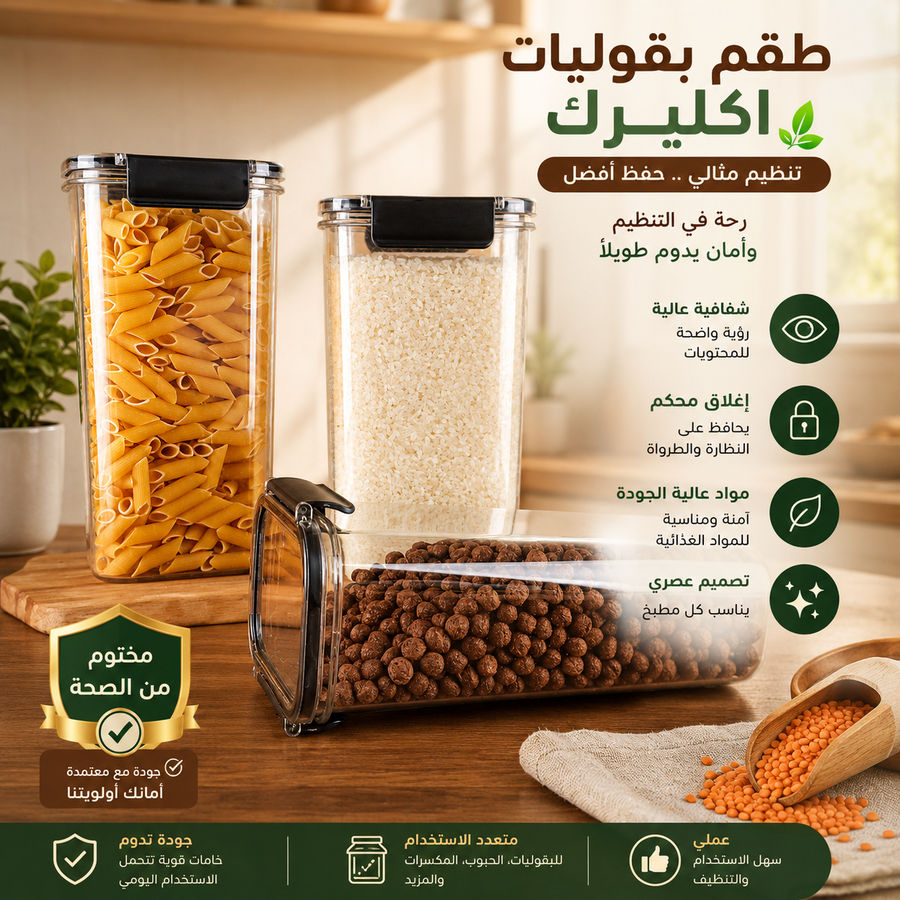 طقم بقوليات اكليرك 3×1