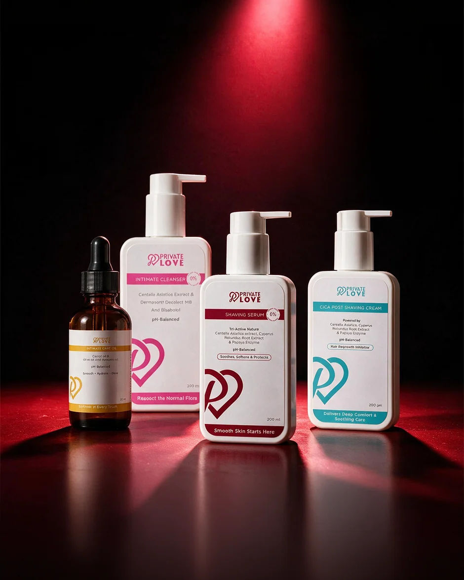Private Love Ritual Set: One complete intimate care routine