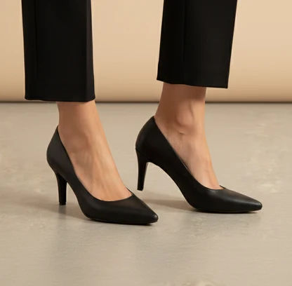 Black 7 Cm Thin heels Pump