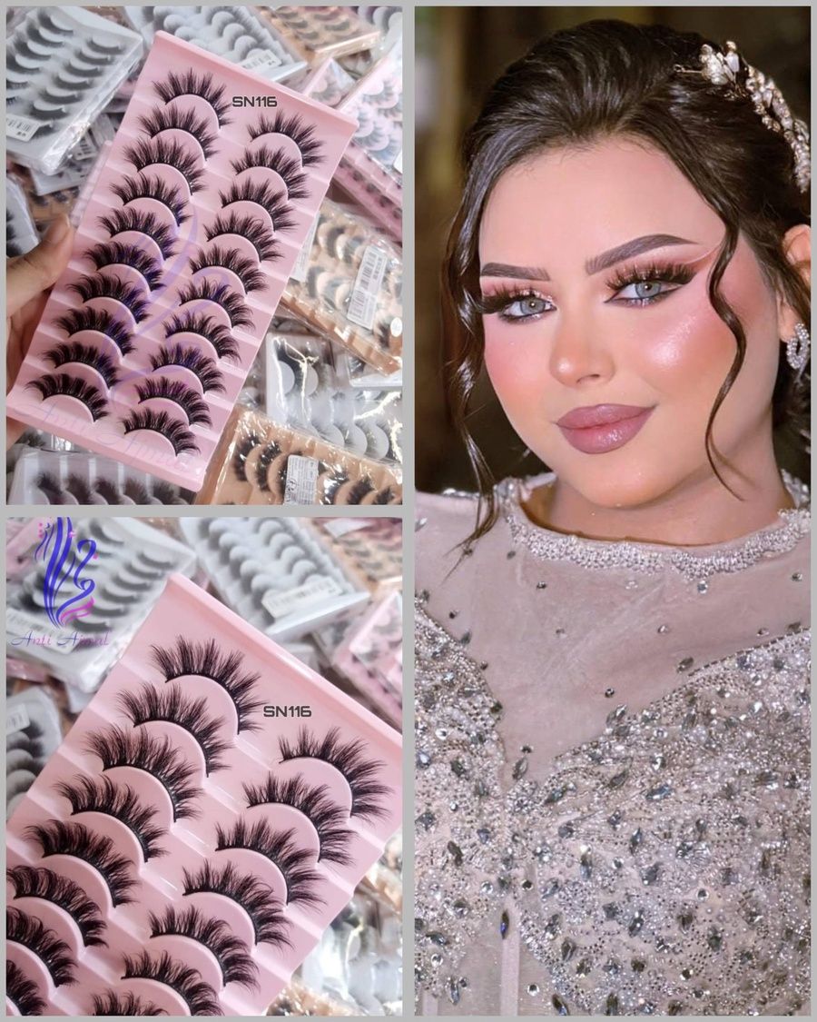 رموش شي ان 10 أزواج شعر طبيعي | SHEIN Lashes ⭐ الأكثر مبيعًا