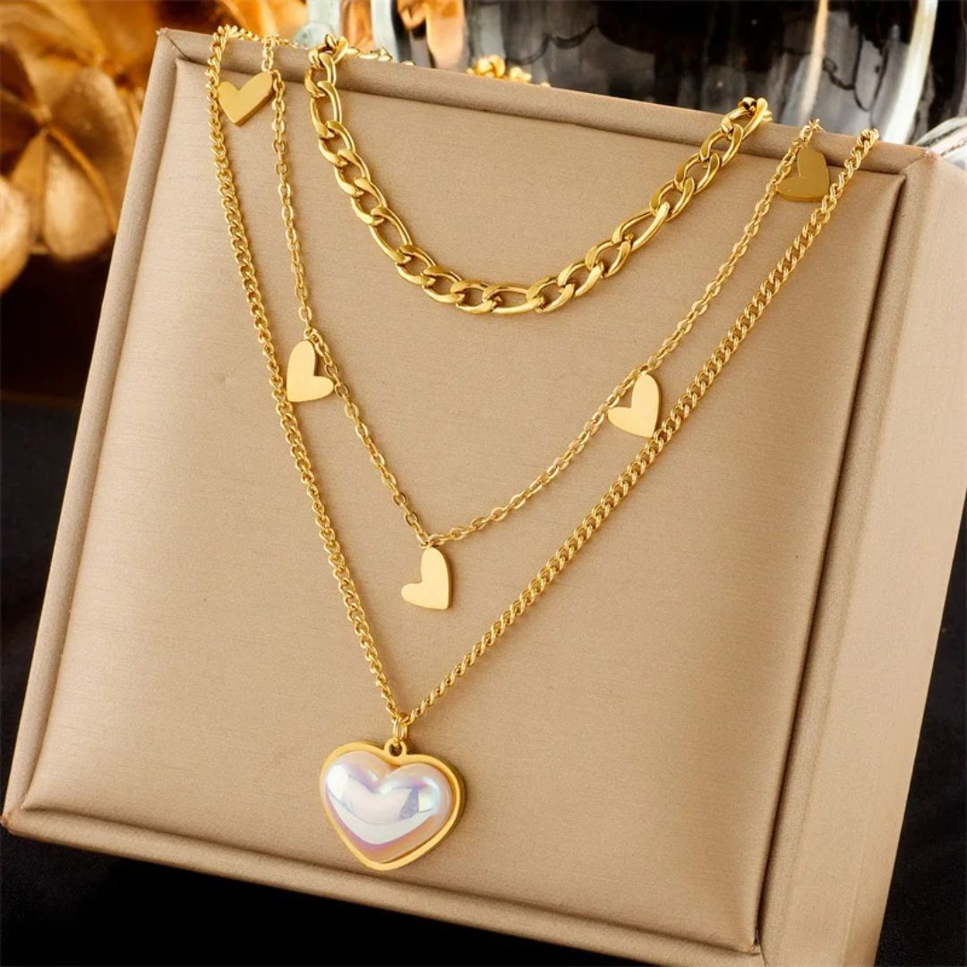 كوليه استانلس ٣ دور ♥️