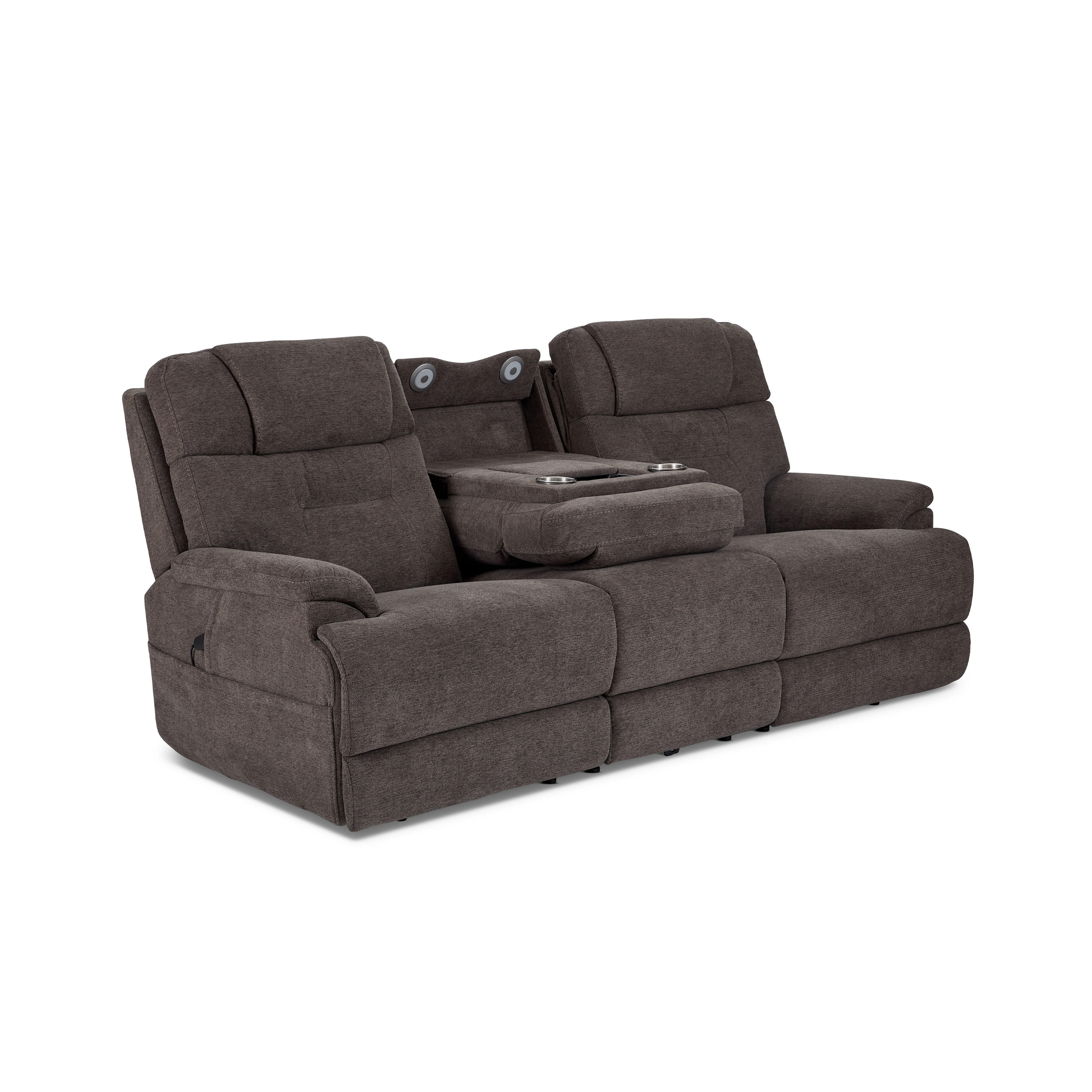 ZOFA POWER RECLINING SOFA WITH CONSOLE | Love's Bedding and Furniture