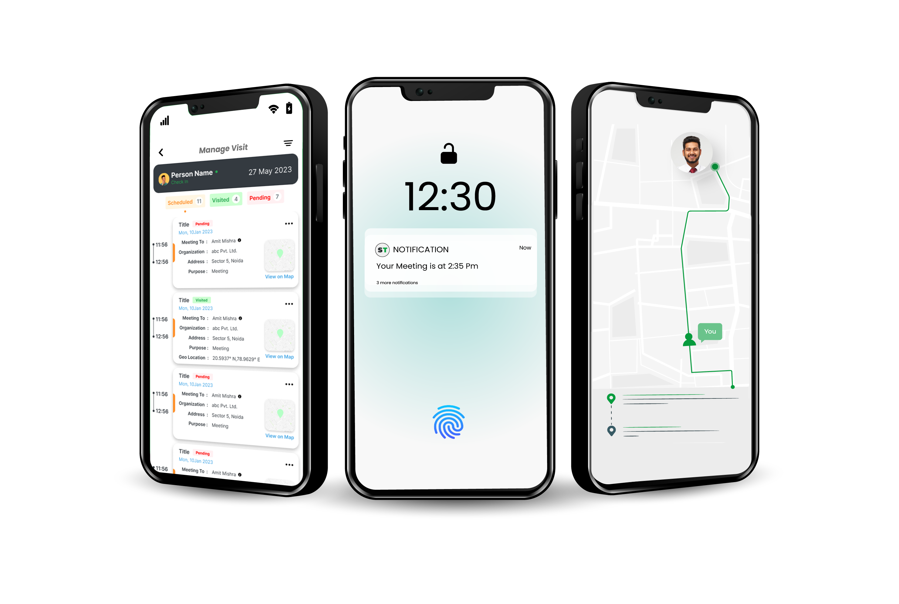 sales town geo tracking