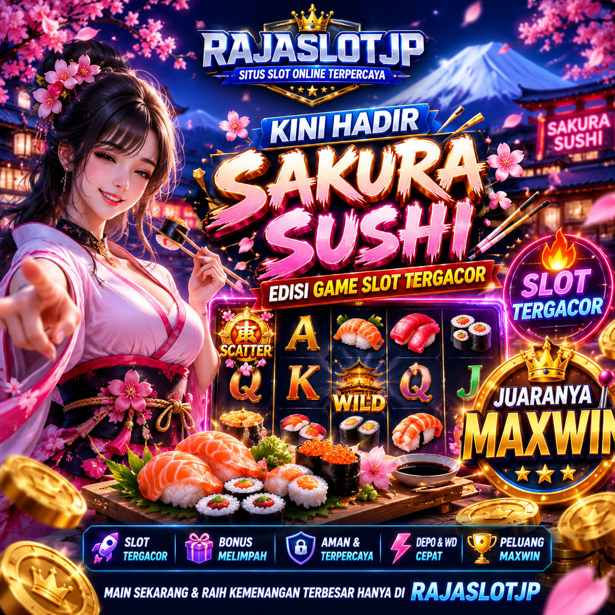 Sakura Sushi Game Slot Tergacor Maxwin