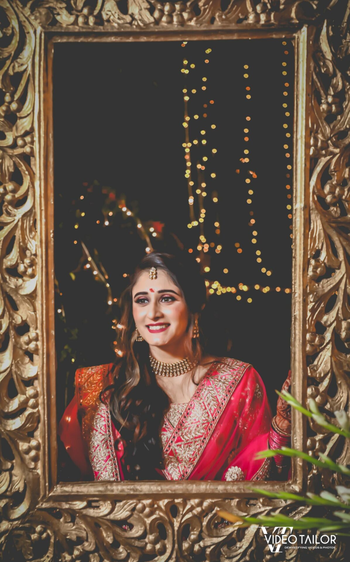 Indian Bride Checking Her Makeup in the Mirror Stock Photo - Image of  lashes, beatification: 124978490