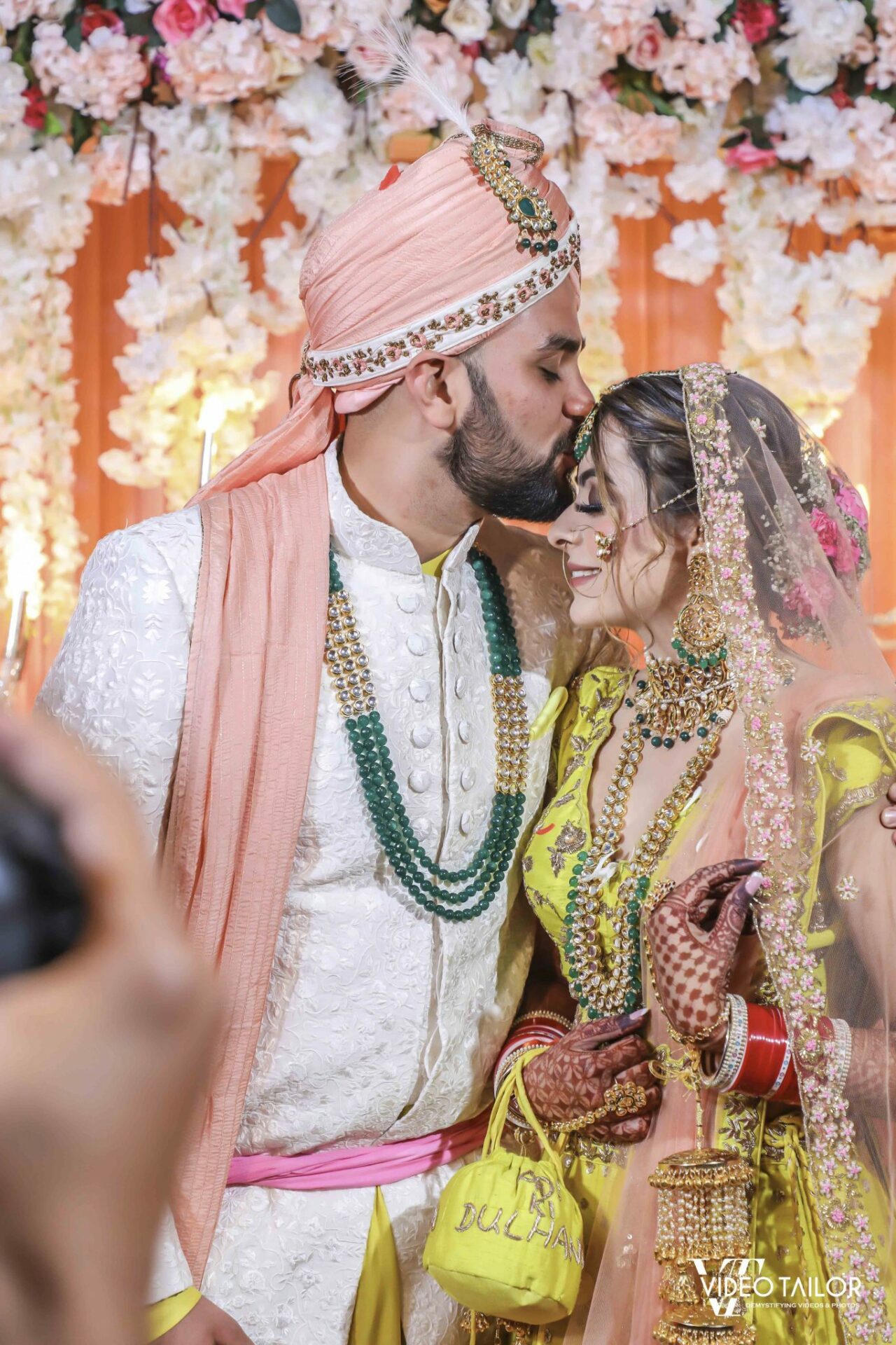 Fun Punjabi Wedding With Bride In Gorgeous Pastel Pink Anarkali