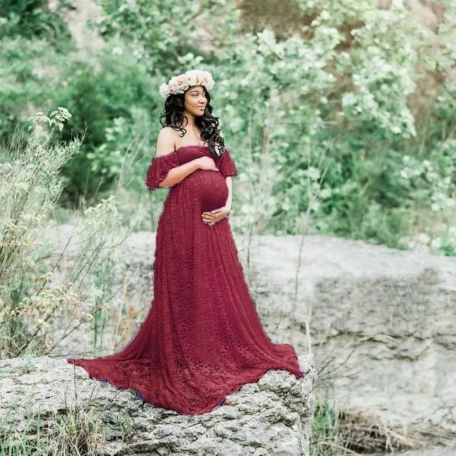 Gown - Outfit Ideas for Maternity Photoshoot