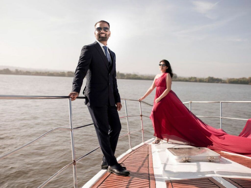 VideoTailor pre-wedding goa Yacht 1