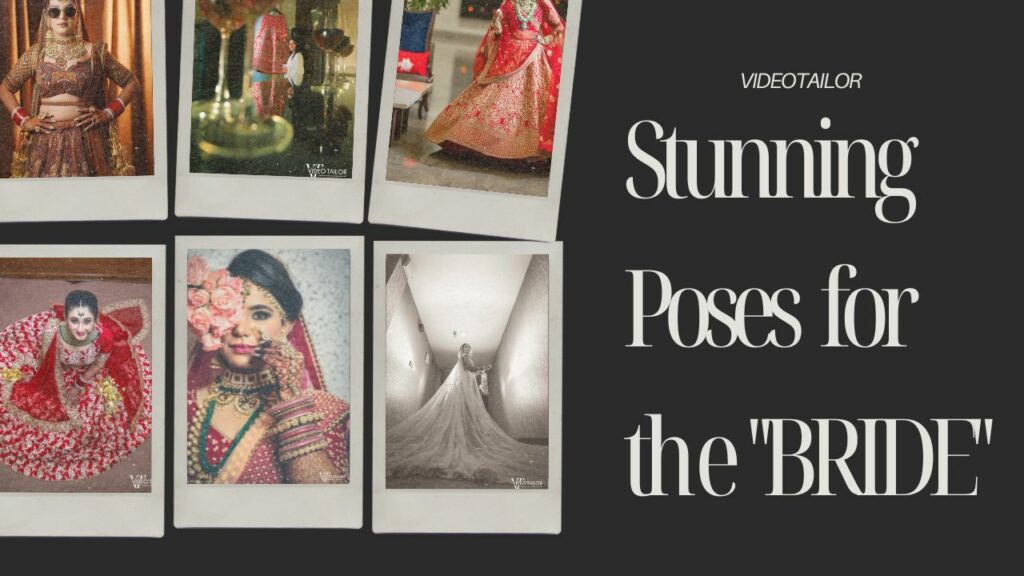 Ideas for the Bride to pose for wedding shoot