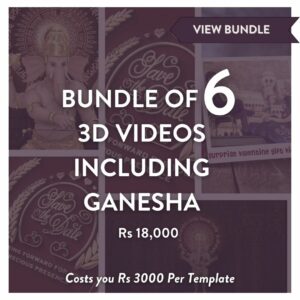 3D bundle of 6 Videos