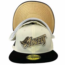 Anaheim Angels Champagne Collection 40th Season Patch Metallic Gold UV 59FIFTY Fitted Hat