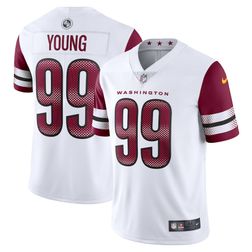 Washington Commanders Chase Young White Vapor Limited Jersey