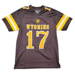 Wyoming Cowboys Josh Allen Original Retro Brand College Replica Brown Jersey