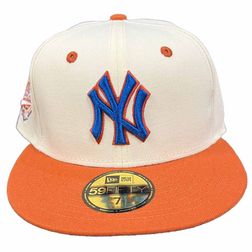 New York Yankees Rustic Chrome 1996 World Series Patch Royal Blue UV 59FIFTY Fitted Hat