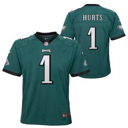 Youth Philadelphia Eagles Jalen Hurts Green Nike Game Jersey