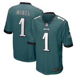 Philadelphia Eagles Jalen Hurts Nike Midnight Green Game Jersey