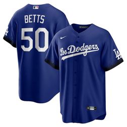 Los Angeles Dodgers Mookie Betts Nike Royal Blue City Connect Player Jersey