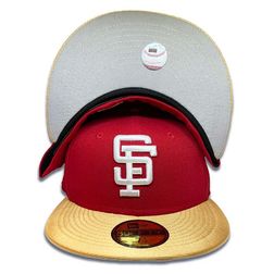 San Francisco Giants 49er Crossover 1984 ASG Patch Gray UV 59FIFTY Fitted Hat