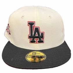 Los Angeles Dodgers Red Velvet Pack 2022 All Star Game Patch Red UV 59FIFTY Fitted Hat